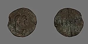 Coin Portraying Philip the Arab by Ancient Roman