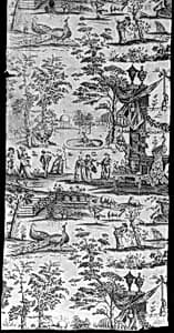 Commedia del'Arte (Furnishing Fabric) by Unknown