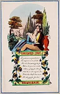 Contented Love (valentine) by Unknown