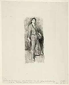 Count Robert de Montesquiou by Beatrix Godwin Whistler