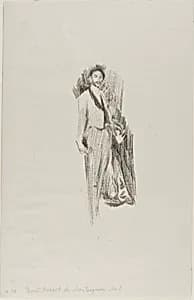 Count Robert de Montesquiou by Beatrix Godwin Whistler
