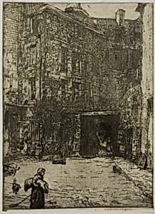 Cour de Commerce, Paris by Donald Shaw MacLaughlan
