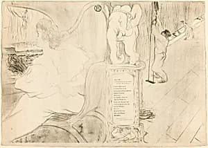 Cover for L'Estampe originale by Henri de Toulouse-Lautrec