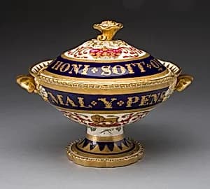 Covered Cream Bowl by H. & R. Daniel (Firm)