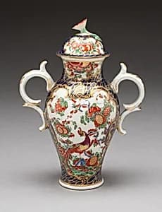 Covered Vase by Worcester Porcelain Factory