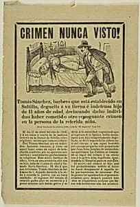 Crime Never Before Seen! by José Guadalupe Posada