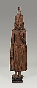 Crowned and Bejewelled Buddha by Unknown