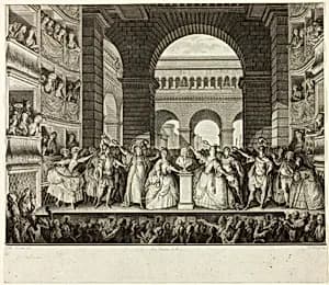 Crowning of Voltaire by Charles-Étienne Gaucher