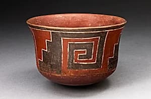 Cup with Stepped-Fret Motif by Nasca