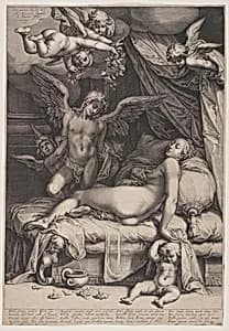 Cupid and Psyche by Jacob Matham