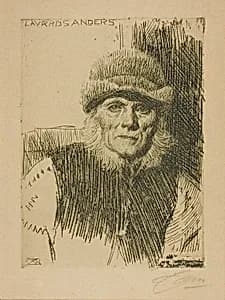 Dalecarlian Peasant (Lavards Anders) by Anders Zorn