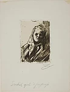 Dalecarlian Peasant Woman by Anders Zorn
