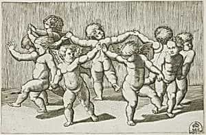 Dance of Cupids by Marcantonio Raimondi