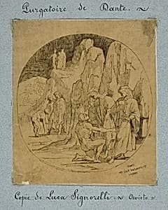 Dante's Purgatory by Jules-Élie Delaunay