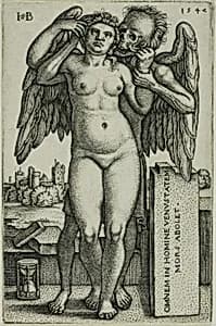 Death and the Maiden by Hans Sebald Beham