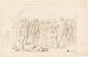 Death of Ananias by Benjamin West