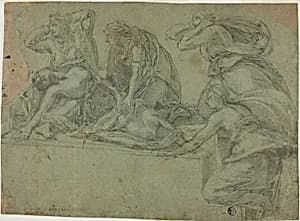Death of Cleopatra by Follower of Daniela da Volterra