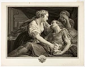 Death of Mark Antony by Johann Georg Wille