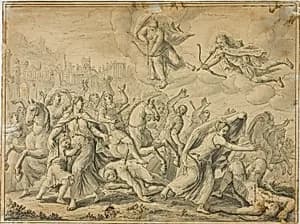 Death of Niobe's Children by Maarten de Vos