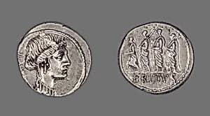 Denarius (Coin) Depicting Liberty by Ancient Roman