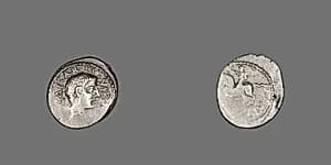 Denarius (Coin) Portraying Octavian by Ancient Roman