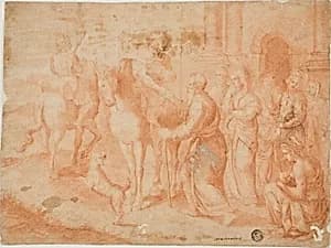 Departure of Tobias by Unknown