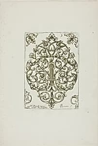 Designs for Locksmiths by Jean Bérain, I