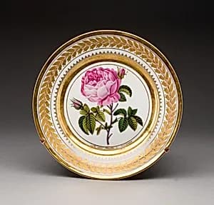 Dessert Plate by Prince Iusupov Porcelain Factory