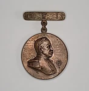 Dewey medal by Daniel Chester French