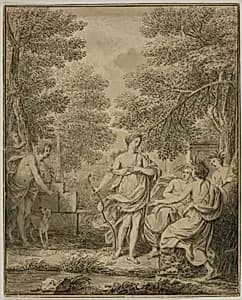 Diana and Actaeon by Jean Jacques de Boissieu