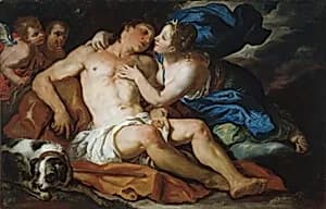 Diana and Endymion by Johann Michael Rottmayr