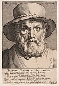 Dirck Volkertsz. Coornhert by Jan Harmensz. Muller