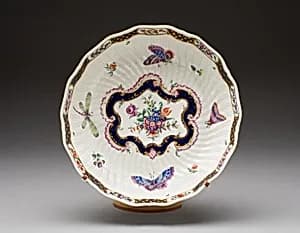 Dish by Worcester Porcelain Factory
