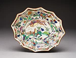 Dish by Worcester Porcelain Factory