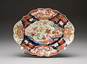 Dish by Worcester Porcelain Factory