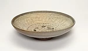 Dish with Chrysanthemum Motif by Unknown