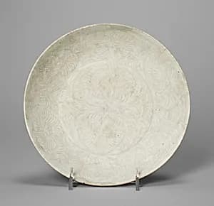 Dish with Floral Scrolls by Unknown