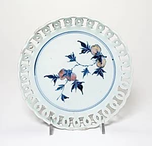 Dish with Openwork Rim by Unknown