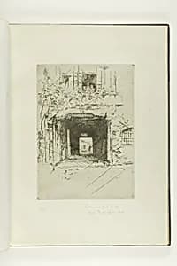 Doorway and Vine by James McNeill Whistler