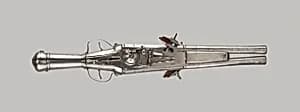 Double-Barrel Wheellock Pistol by Unknown
