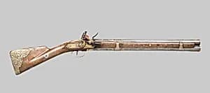 Double-Barreled Flintlock Blunderbuss by Unknown