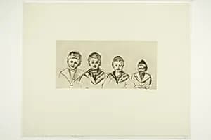 Dr. Linde's Four Sons by Edvard Munch