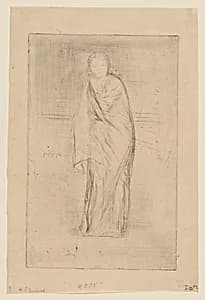 Draped Model by James McNeill Whistler