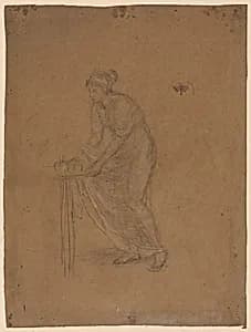 Draped Model by James McNeill Whistler