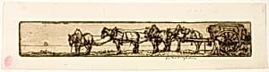 Draught Horses by Donald Shaw MacLaughlan