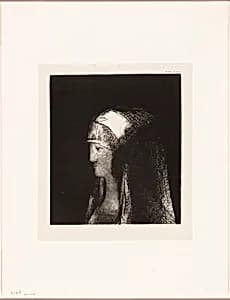 Druidess by Odilon Redon