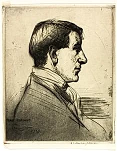 Drypoint Number Four: Portrait by Donald Shaw MacLaughlan