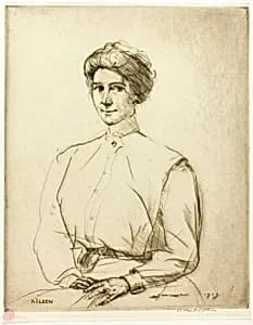 Drypoint Number One: Portrait by Donald Shaw MacLaughlan