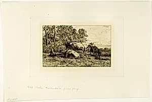 Dutch Cows by Charles Émile Jacque