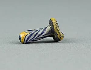 Ear Stud or Bead by Ancient Egyptian
